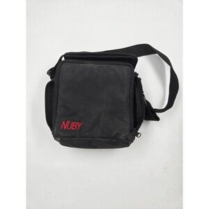 Nuby Nintendo Gameboy Carrying Case Black Straps Pockets